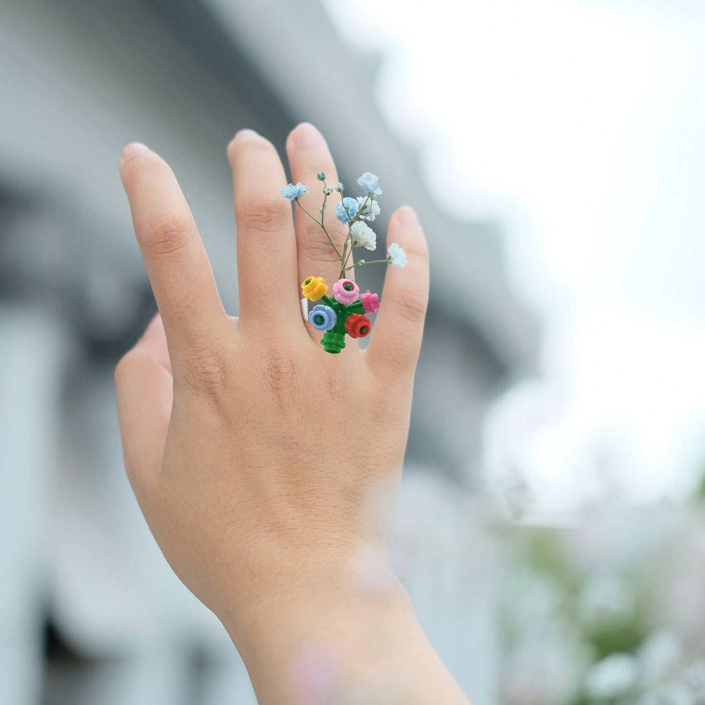 MEALULAND DIY Brick-Compatible Ring 11001