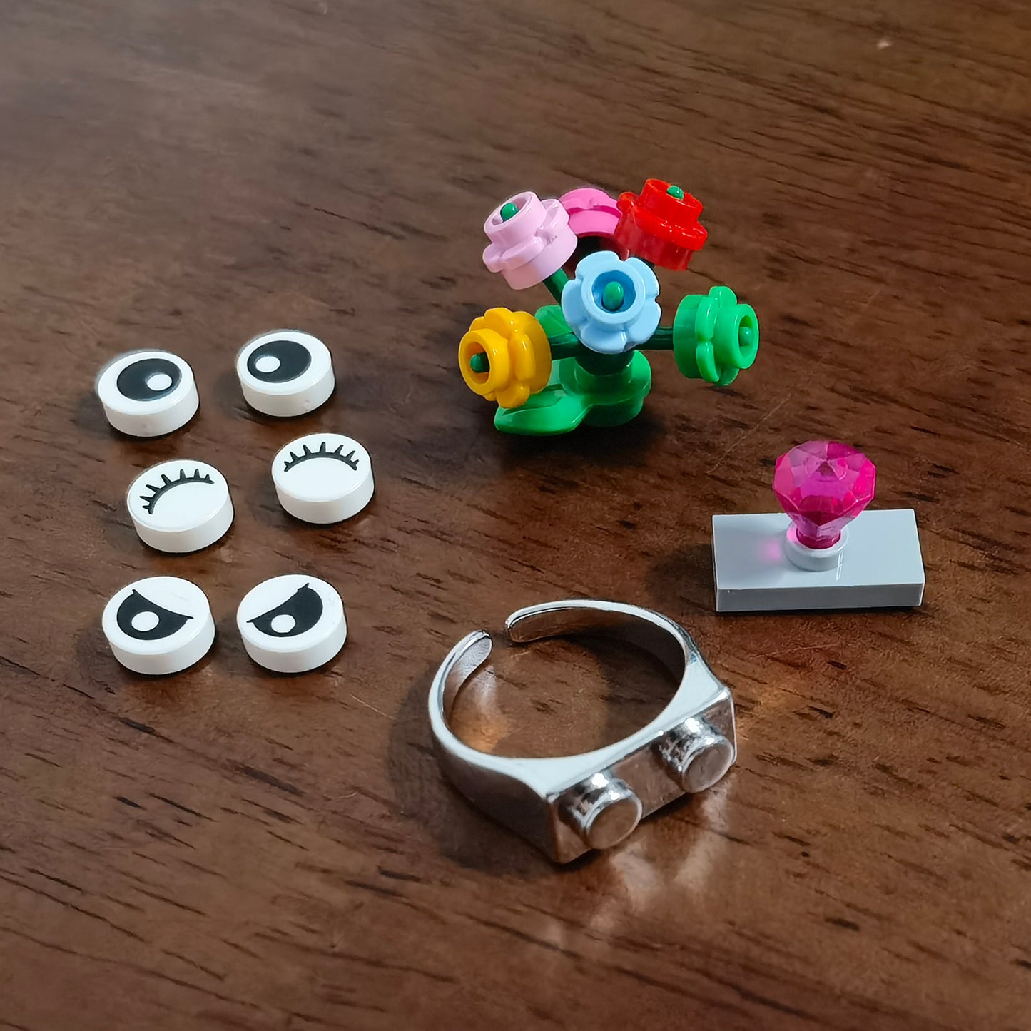 MEALULAND DIY Brick-Compatible Ring 11001